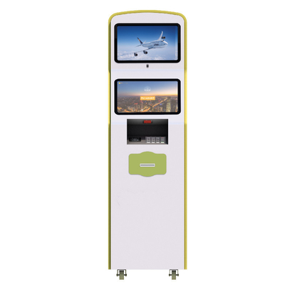 Samoobsługowy kiosk płatniczy z dwoma ekranami z niestandardowymi funkcjami
