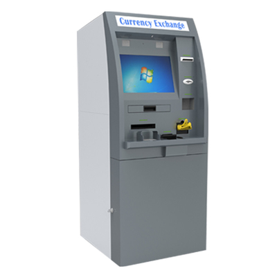 Bankomat Kiosk Wymiany walut Windows z wyświetlaczem wymiany walut pod klucz