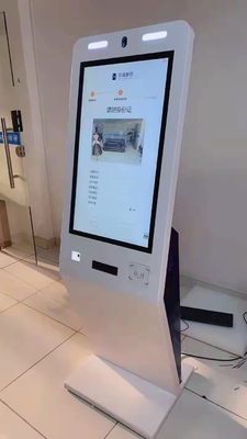 Ekran dotykowy ATM Kiosk Drukarka laserowa A4 / Czytnik kart identyfikacyjnych / Płatność za kamerą
