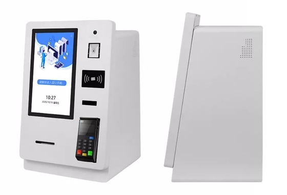 15,6-calowy automatyczny inteligentny odpraw hotelowy w kiosku ze skanerem paszportowym z dozownikiem kart
