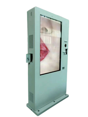 55-calowa zewnętrzna stojąca podłogowa LCD Digital Signage Zewnętrzna reklama wideo