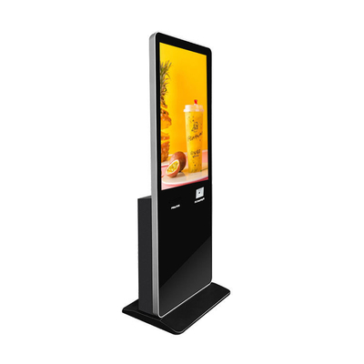 43-calowy ekran dotykowy Kiosk Pionowy wyświetlacz Digital Signage z drukarką biletów