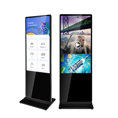 43-calowy stojący wyświetlacz reklamowy LCD Pionowy Digital Signage Totem