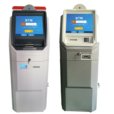 pojemnościowy ekran dotykowy Dwukierunkowy kiosk Bitcoin ATM