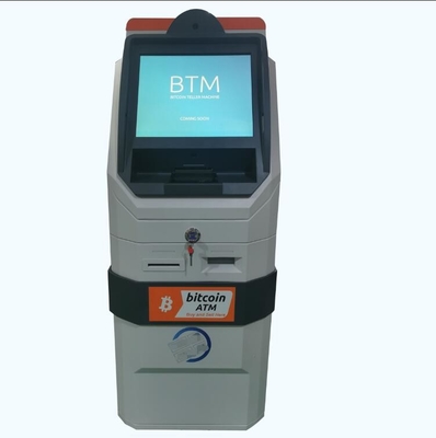 Ekran dotykowy Self Service Bitcoin Bank Machine Kupuj i sprzedawaj kiosk z kryptowalutami