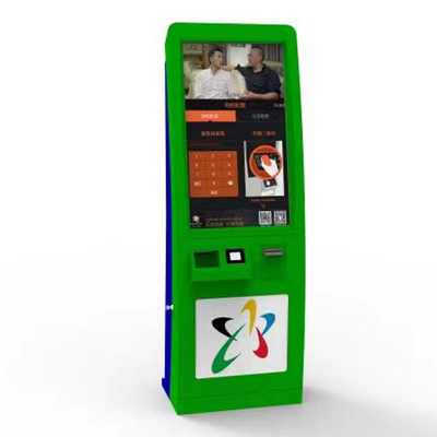 Samoobsługowy 43-calowy kiosk płatniczy z ekranem dotykowym Kiosk z akceptacją gotówki