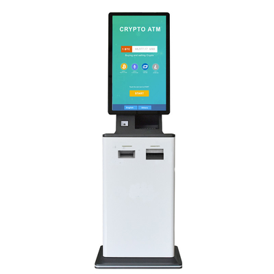 Rozpoznawanie twarzy 23,8 cala Smart Payment Kiosk Machine Malowana proszkowo metalowa rama