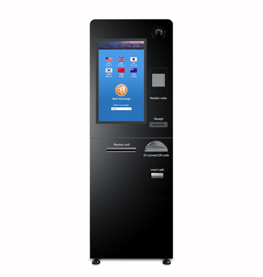 Lotniskowy automatyczny bankomat do wymiany walut bankomat