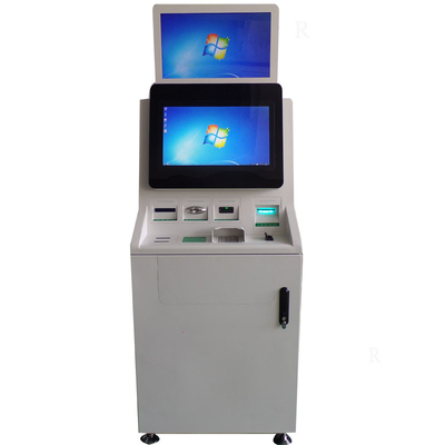 Niestandardowe logo 17 cali Dual Screen Płatność Kiosk Maszyna wielofunkcyjna