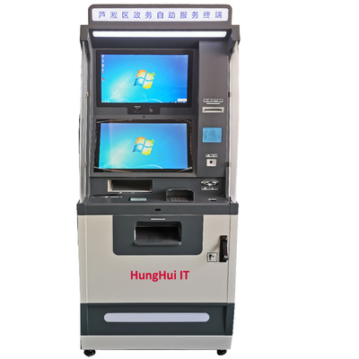 Samoobsługowa płatność gotówkowa Kiosk Bankomat/automat bankomat z akceptorem/dyspenserem gotówki do wpłaty/wypłaty gotówki