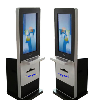 Automatyczny 32-calowy bankomat bankowy Kiosk do drukowania dokumentów A4