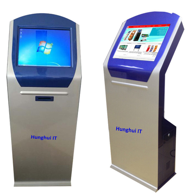 19,1-calowy bankomat bankomat Interaktywny kiosk z ekranem dotykowym z drukarką biletów