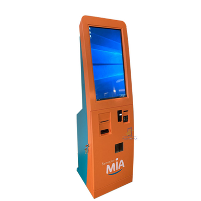 Linux Android OS Self Pay Kiosk Elektryczna maszyna do płatności rachunków 450 cd / m2