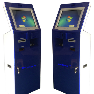 Zautomatyzowana automat płatniczy OEM ODM stojący na podłodze z czytnikiem kart