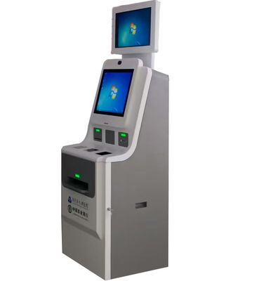 17-calowy ekran dotykowy Self Service Kiosk Bank Terminal z depozytem gotówkowym
