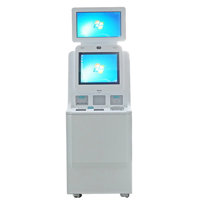 Dwuekranowy samoobsługowy kiosk szpitalny Win10 OS z czytnikiem kart NFC