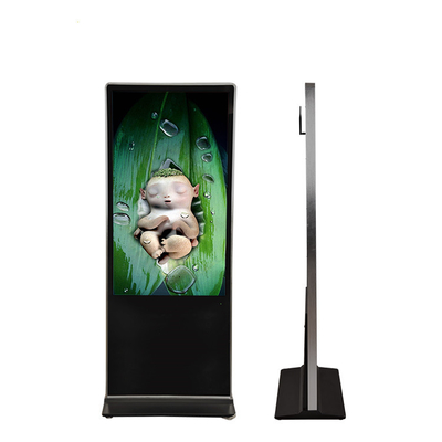 Wifi 4g Pionowy wyświetlacz reklamowy LCD 4k Ultra Hd Ekran dotykowy Digital Signage