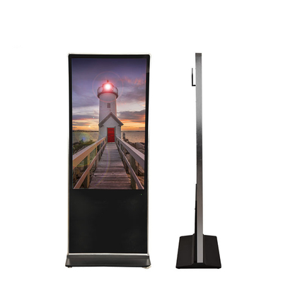Wifi 4g Pionowy wyświetlacz reklamowy LCD 4k Ultra Hd Ekran dotykowy Digital Signage