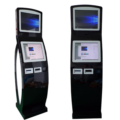 Podwójny ekran 17 - 19-calowy samoobsługowy kiosk z płatnościami gotówkowymi