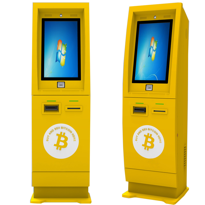 21,5-calowa maszyna do płatności Bitcoin Crypto Coin Atm z ramą ze stali przeciw kwasowej